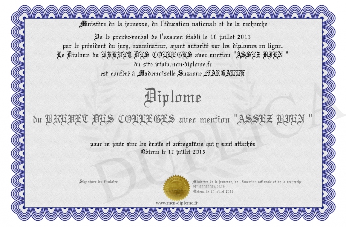 A Quel Age Passe T On Le Brevet Des Colleges Diplome-du-BREVET-DES-COLLEGES-avec-mention--ASSEZ-BIEN--
